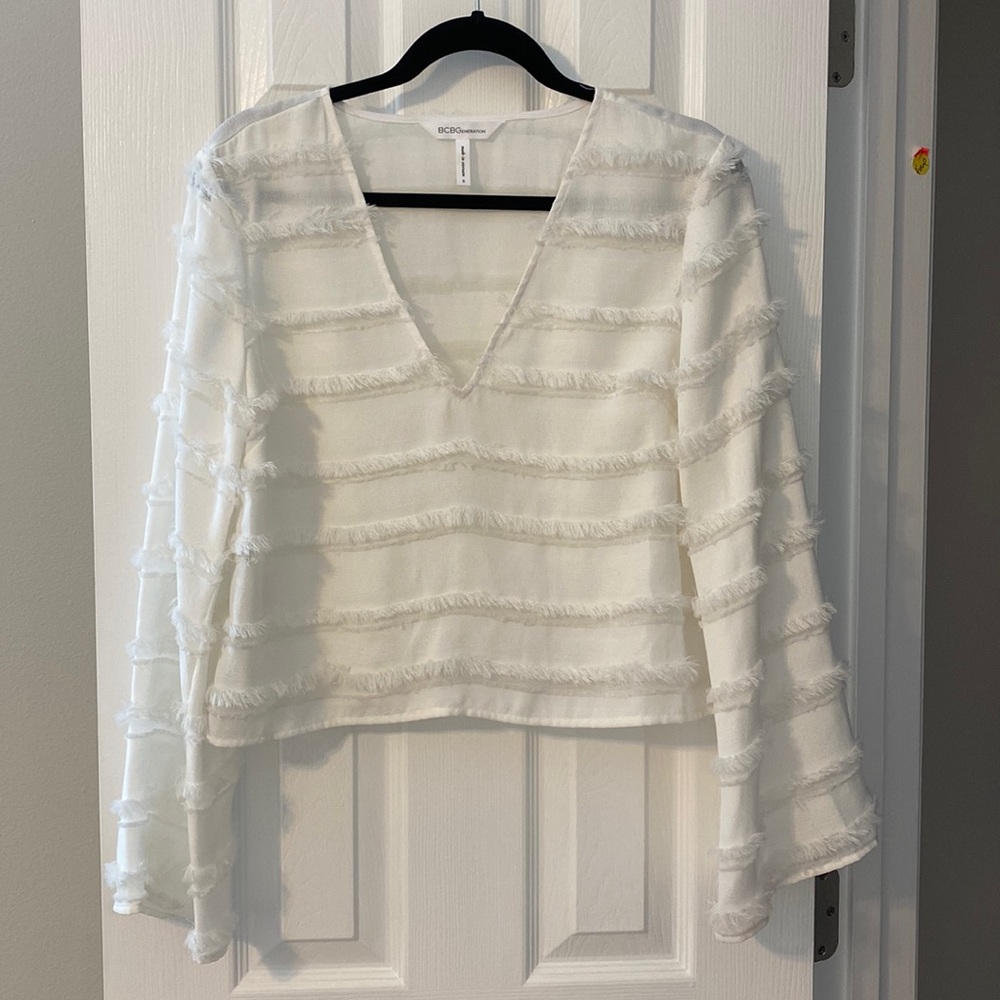 Feathered blouse
